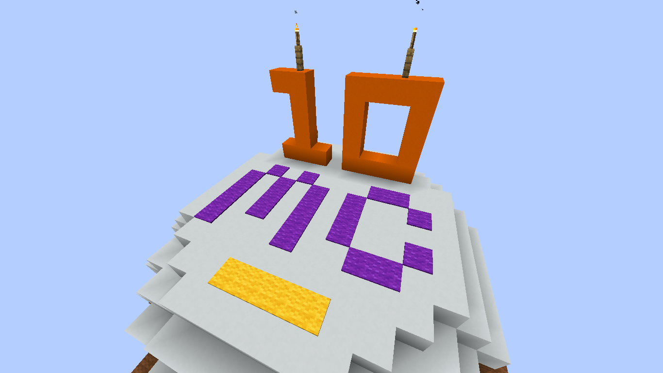 蛋糕的裝飾部分（註：「１」字後面有用於重設音樂用的按鈕）